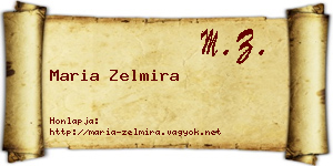 Maria Zelmira névjegykártya